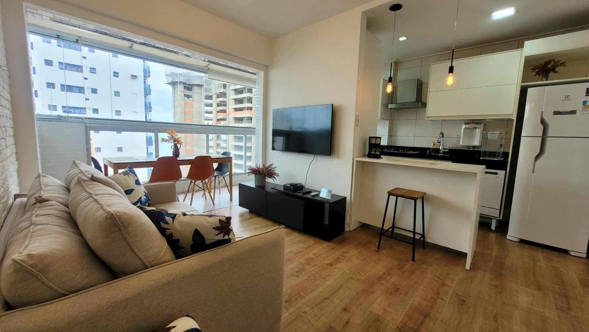 Booksantos Latitude 133 - Ponta Da Praia Vista Mar 외부 사진
